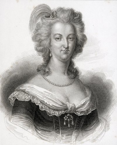 Ritratto di Maria Antonietta (1755-93) da English School
